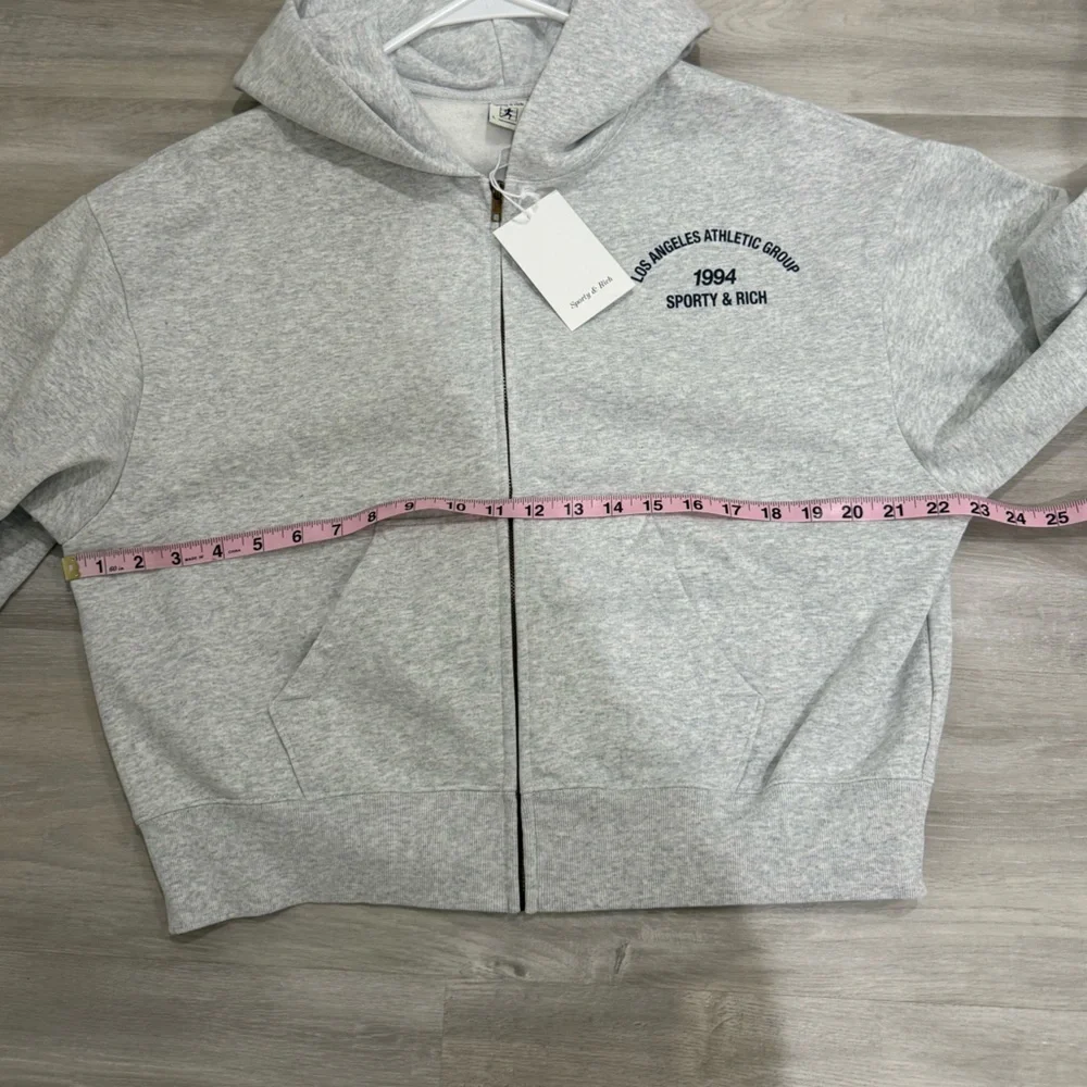 NEW Sporty and Rich 1994 Los Angeles Grey Hoodie Large - Picture 7 of 8